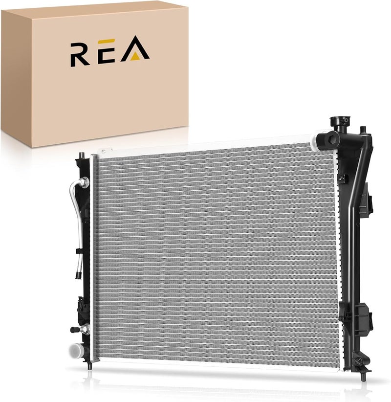 Readair 25-1/16 inch Engine Coolant Radiator Assembly with Transmission Oil Cooler Compatible with Hyundai Sonata 11-14 2.4L, Azera 15-17 3.3L & Kia Optima 11-15 2.4L, Cadenza 14-15 3.3L, AT - Image 1